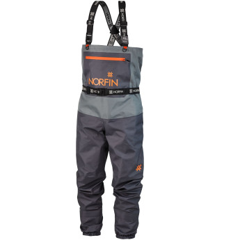 Полукомбинезон забродный NORFIN PILOT STOCKINGFOOT GRAY р.L